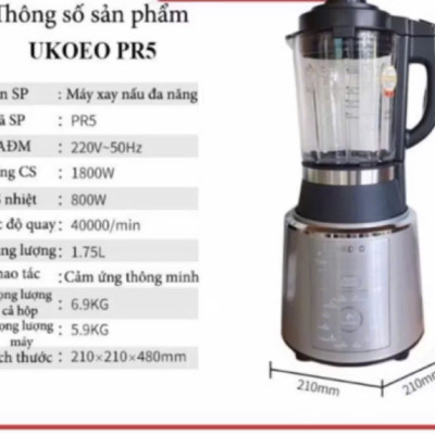 Máy làm sữa hạt xay nấu đa năng PRO 5 phiên bản tiếng Việt  Hàng Nhập Khẩu