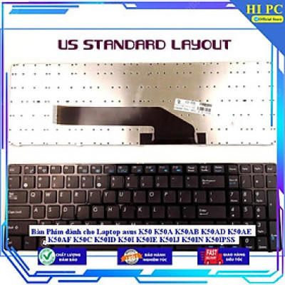 Bàn Phím dùng cho Laptop asus K50 K50A K50AB K50AD K50AE K50AF K50C K50ID K50I K50IE K50IJ K50IN K50IPSS - Hàng Nhập Khẩu New Seal