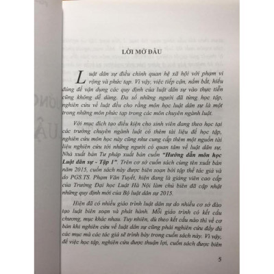 Bộ Hướng dẫn môn học luật dân sự tập 1 và 2