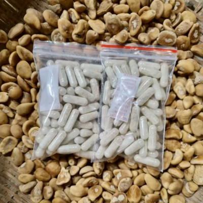 Hạt sang trắng rừng Tây Bắc các vấn đề về dạ dày, bao tử như đại tràng,trào ngược dạ dày,ợ hơi,ợ chua,ăn uống khó tiêu,dạ dày khuẩn HP, hang vị - Hạt sang trắng đã tán nhỏ và nhồi viên nang - Mã số 1050