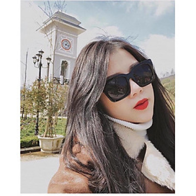 Kính mát nam nữ Mắt Vuông thiết kế đơn giản siêu chất