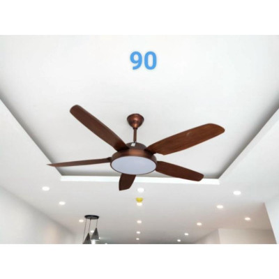 BH 5 năm  quạt trần trên nhà đèn hiện đại, nguyên nhân DC lõi đồng phối hợp LED 3 màu AS, đảo chiều hút ẩm, ĐK không chạ