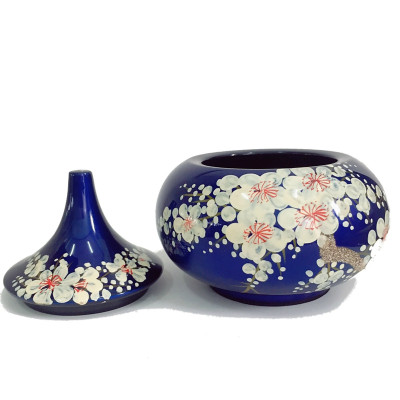 Hủ bí sơn mài cao cấp thích hợp đựng vật dụng nhỏ, bánh kẹo, trang trí, làm quà tặng,...