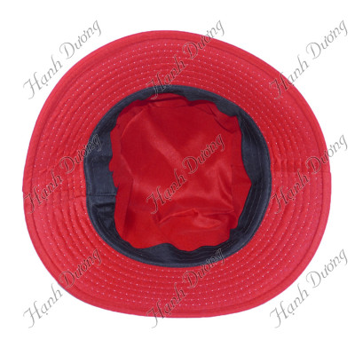 Mũ bucket nữ thời trang không thêu logo với chất liệu vải cotton thoáng mát dễ thấm hút mồ hôi
