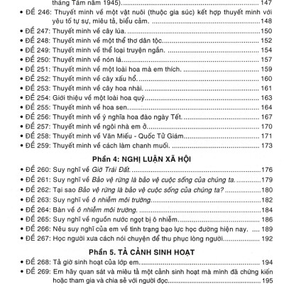 270 Đề Và Bài Văn Hay 6 (Dùng Chung Cho Các Bộ SGK Hiện Hành) (HA)
