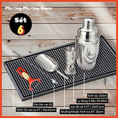 COMBO BỘ 6 DỤNG CỤ PHA CHẾ CAO CẤP