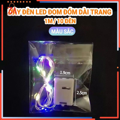 Đèn dây trang trí Têt decor Đèn LED dây fairy light trang trí treo tường, Dây đèn led đom đóm