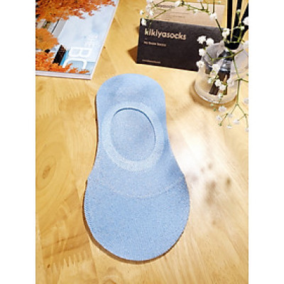 Tất vớ lười nữ màu trơn Kikiya cao cấp Hàn Quốc W-N-008