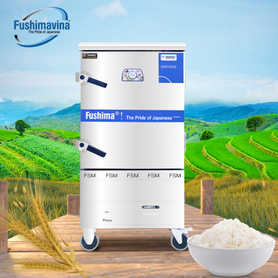 [CỬA HÀNG CHÍNH HÃNG] Tủ nấu cơm bằng gas 10 khay