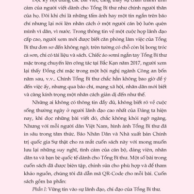 Tổng Bí Thư NGUYỄN PHÚ TRỌNG Với Niềm Tin Của Nhân Dân Trong Nước Và Sự Ủng Hộ Của Bạn Bè Quốc Tế - Báo Nhân Dân (Tuyển chọn)