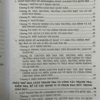 Sách Cẩm Nang Công Tác Thanh Tra, Kiểm Tra, Xử Lý Các Hành Vi Vi Phạm Đạo Đức Trong Giáo Dục - V2447A