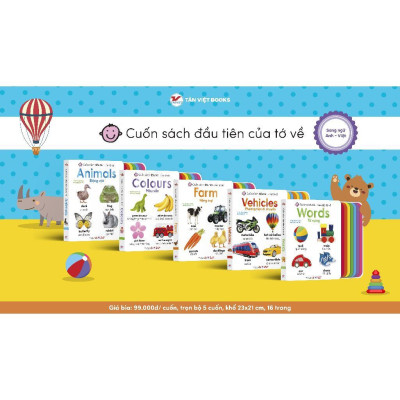 Sách - Cuốn Sách Đầu Tiên Của Tớ Về - Song Ngữ Anh - Việt - Chọn Lẻ 5 Chủ Đề - Tân Việt Books