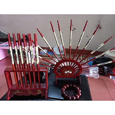 Đũa thờ bằng gỗ hương kt 20×27×8cm