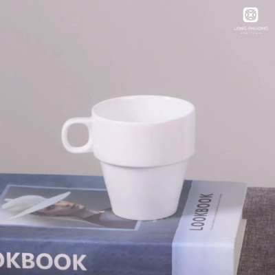 Ca ngấn 396ml- cao cấp Sứ Long Phương