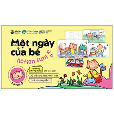 [ThangLong Bookstore]Thẻ Học Thông Minh : Một Ngày Của Bé - Action Fun!