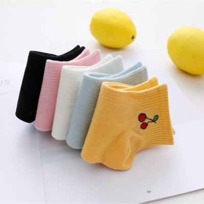 Combo 5 Đôi Tất Hoa Quả - M07 - Màu Ngẫu Nhiên