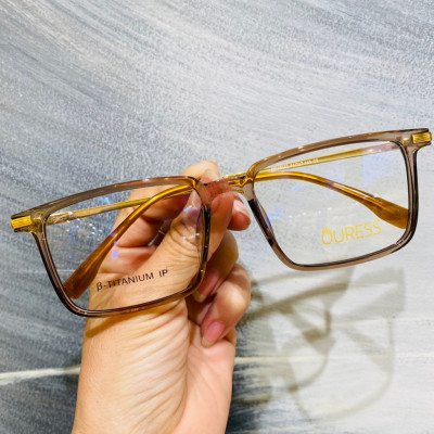 Gọng kính cận MC15022 chất liệu nhựa titan thời trang mắt kính OURESS nam nữ siêu nhẹ siêu bền