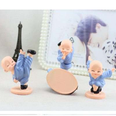 Bộ 4 tượng chú tiểu luyện công 206670