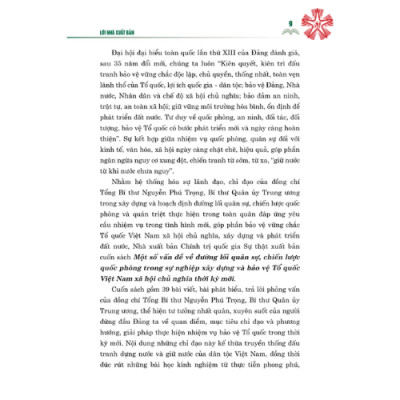 Một số vấn đề về đường lối quân sự, chiến lược quốc phòng trong sự nghiệp xây dựng và bảo vệ Tổ quốc Việt Nam xã hội chủ nghĩa thời kỳ mới (Bìa mềm)