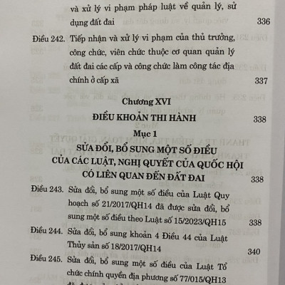 Luật Đất Đai ( Hiện Hành) ( Sửa đổi, bổ sung năm 2024 )