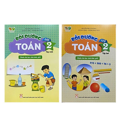 ￼Sách - ( Combo 2 tập ) Bồi dưỡng toán lớp 2 ( bồi dưỡng học sinh khá , giỏi )