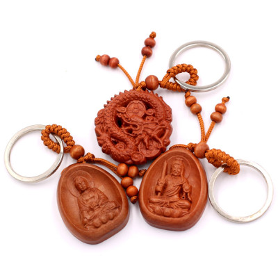 Combo 3 móc khóa phật A Di Đà - Bất Động Minh Vương - Rồng Phong Thủy - bình an, may mắn