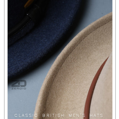 Mũ Phớt Nam Hàng Hiệu MrDuck Lông Cừu Cao Cấp