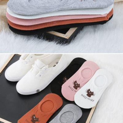 Combo 5 đôi tất lười nữ hình mèo xinh xắn