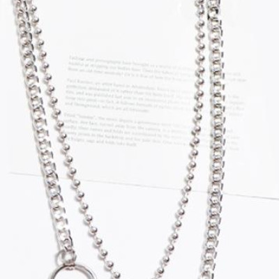 Xích đeo quần thời trang nam nữ vòng tròn retro