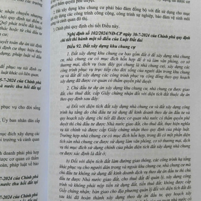 Sách Chỉ Dẫn Tra Cứu Áp Dụng Luật Đất Đai 2024 - ThS. Nguyễn Biên Thùy và ThS. Phạm Thị Hằng (V2434A)