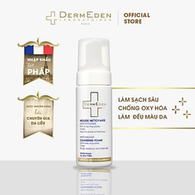 Sữa rửa mặt chống lão hoá da DERMEDEN AntiOxidant Cleansing Foam 150ml
