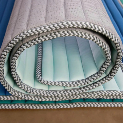 Nệm foam mát lạnh sinh viên giá rẻ, nệm ngủ văn phòng chống trượt Tatana- Độ cao 2.5cm- Màu ngẫu nhiên.