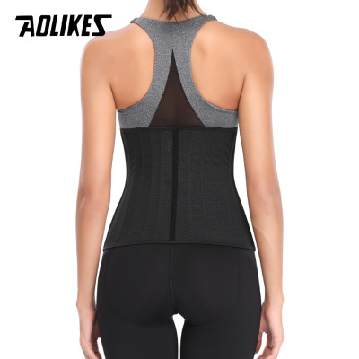 Đai nịt bụng Latex 25 khung thép định hình vòng eo AOLIKES A-5025