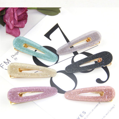 Kẹp tóc nhũ xuất Nhật cao cấp KAH60 hình giọt nước mẫu bán chạy (chọn mầu)