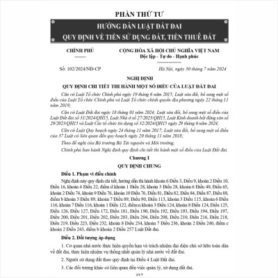Sách Luật Đất Đai sửa đổi, bổ sung năm 2024 – Quy Định Mới Về Giá Đất, Bồi Thường, Hỗ Trợ, Tái Định Cư Khi Nhà Nước Thu Hồi Đất – Quy Định Về Xử Phạt Vi Phạm Hành Chính Trong Lĩnh Vực Đất Đai (V2579N)