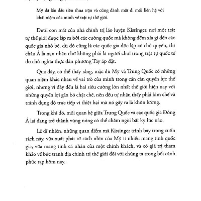 Trật Tự Thế Giới (Tái Bản 2023)