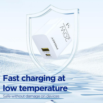 Sạc Nhanh 20W 2 Cổng 1C1A - Pisen Quick DualPort QP 20W