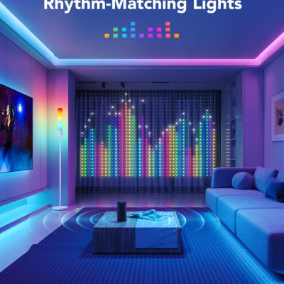 Đèn LED trang trí tường Govee Curtain Lights H70B1 | Tạo hình đa dạng công nghệ mới