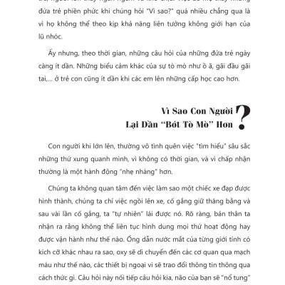 Vì Sao Thế Nhỉ? - Một Đứa Trẻ Đang Tìm Đường Về Nguồn