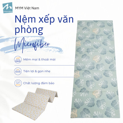 Nệm ngủ văn phòng MYM, kích thước 70x180cm - dễ dàng xếp gọn (Khách Vui Lòng Chat Với Shop Để Chọn Mẫu)