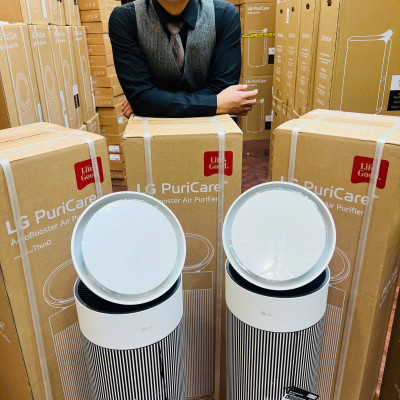 [GIÁ TẠI KHO] Máy lọc không khí LG PuriCare AeroBooster AS55GGSY0 - Bảo Hành 12 Tháng - Hàng chính hãng LG