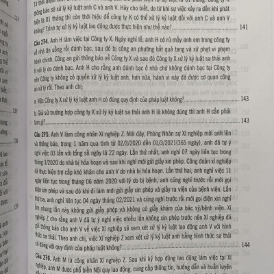 500 Câu Hỏi Và Tình Huống Giải Quyết Các Vướng Mắc, Tranh Chấp Lao Động Theo Bộ Luật Lao Động Năm 2019