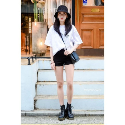 Mũ bucket trơn ĐEN, mũ tai bèo trơn hot hit cho cả nam và nữ