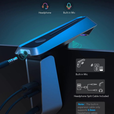 Bộ Dây Đèn LED mở rộng màn hình máy tính và Thanh đèn led RGBIC Govee DreamView G1 Pro Gaming Light H604A (24-32")