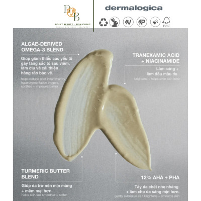 POWERBRIGHT DARK SPOT PEEL cải thiện sắc tố, giúp sáng, mịn, đều màu da của Dermalogica