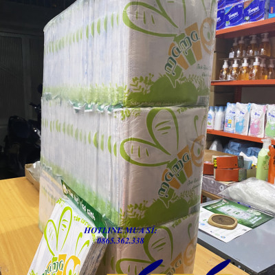 [GIÁ SỈ] Combo 60 Túi Tấm Lót Sơ Sinh, Tấm Lót Phân Xu Mama Họa Tiết Vui Nhộn Cho Bé - 30 tờ/túi