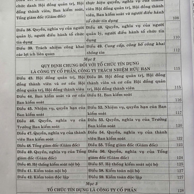 Luật Các Tổ Chức Tín Dụng Năm 2024 - So Sánh và Bình Luận