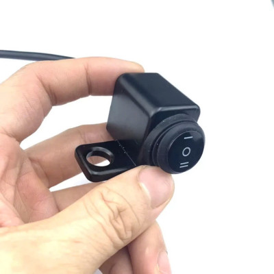 Công Tắc Gắn Chân Gương 3 Chế Độ Cho Đèn Trợ Sáng – Vỏ Hợp Kim Chống Nước