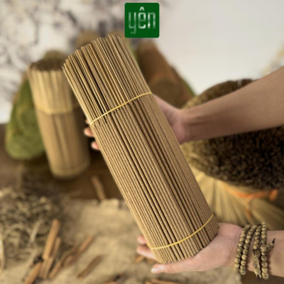Nhang Quế Chi Sạch Hộp 100 Thanh Loại 23-30-40cm Hộp 100 Thanh Yên 100 % Tự Nhiên Thờ Cúng Thư Giãn