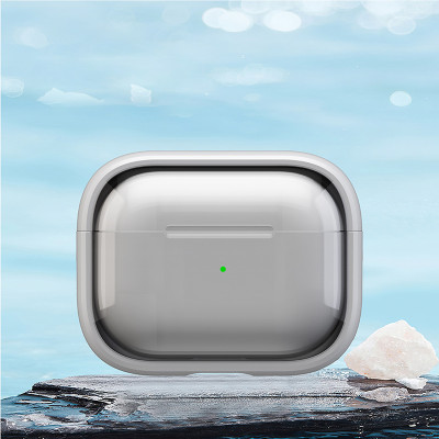 Bao Case Ốp trong suốt tích hợp chân đế đỡ điện thoại cho Airpods Pro 2 / Airpods 4 - Hàng Chính Hãng